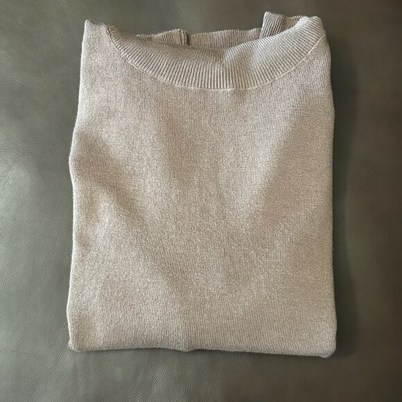 Philosophy Luxurious Soft Knit Long Sleeve Gold Buttons Turtleneck Size S - Picture 14 of 16